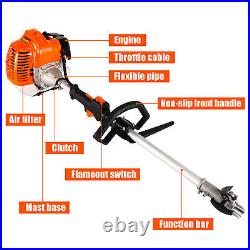 52cc Petrol Strimmer Multi Function 5 in 1 Tool Set Brush Cutter Grass Trimmer