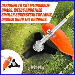 5 in 1 Petrol Strimmer Garden Multi Tool Set Grass Trimmer Hedge Chainsaw 1.1L