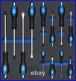 BGS 4122 Tool Tray 2/3 Screwdriver Set 12 Pcs