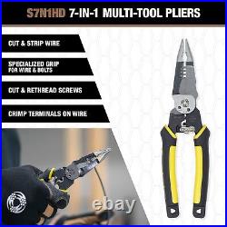 Electrical Maintenance Tool Kit including Multi-Tool Pliers, Multimeter, Multi-B