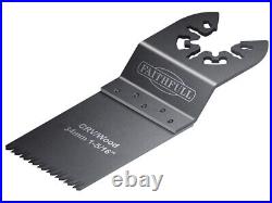 Faithfull Multi-Function Tool CrV Flush Cut Wood Blade Ground Side Set 34mm Bo
