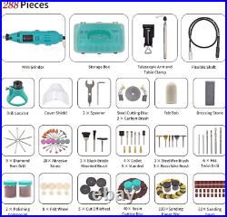 GOXAWEE Rotary Tool Kit, 288Pcs Multi Purpose Rotary Tool Set with 130W Die Hold