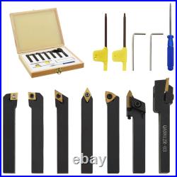 Indexable Turning Tool Set 12 Pieces Milling Thread Insert Multi Sizes vidaXL