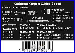 Kraftform Kompakt Multi-function Zyklop Speed Ratchet, Socket & Bit Set