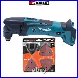 Makita DTM50Z 18V LXT Cordless Multi Tool With 31Pc Extra Accessories Set