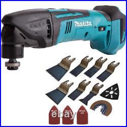 Makita DTM50Z LXT 18V Oscillating Multitool Body with 39 Piece Accessories Set