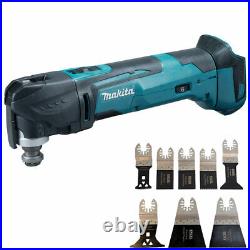 Makita DTM51Z 18V LXT LI-ion Oscillating Multi Tool with 8 Piece Accessories Set