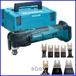 Makita DTM51Z 18V Oscillating Multi Tool with 8 Piece Accessories Set & Mak Case