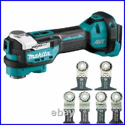 Makita DTM52Z 18V Brushless Oscillating Multi Tool with 6 Piece Accessories Set