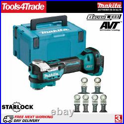 Makita DTM52Z LXT 18V Oscillating Multitool with Case & 6 Piece Accessories Set