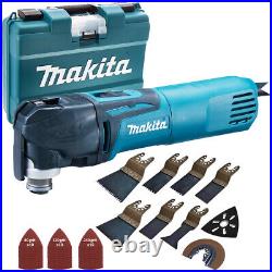 Makita TM3010CK MultiTool Quick Change Blade 240V with 39 Piece Accessories Set