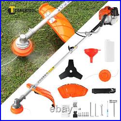 Multi-Function Petrol Trimmer Brush Cutter Garden Grass Line Tool 2.5kw 52cc