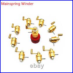 Multi-Model Assorted Watch Movement Mainspring Winder Set Watchmaker Repair Tool
