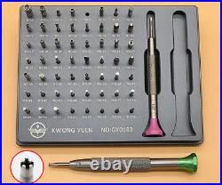 Multi-function screwdriver set for most of the brand watches repair 56 tips tool