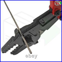 NEW Steel Wire Rope Bench Swaging Press Crimp Cutting Multi Tool Ferrrule Swager