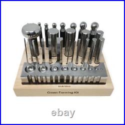 Omen Forming Kit- Jewellers Dapping Multi Block Punch Set Includes 25+ Items