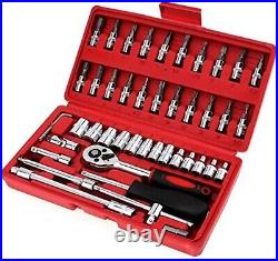 Tool Kit & Screwdriver And Socket Set Multi Purpose Combination Tool Case