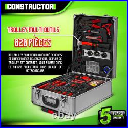 Trolley Multi Tools 820pcs With Handle Telescopic