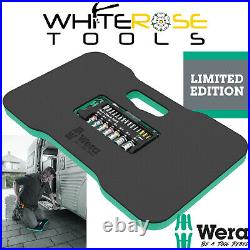 Wera Kneeling Pad 9515 with 39pc Tool Check Plus Screwdriver Bits Knee Mat 40pc